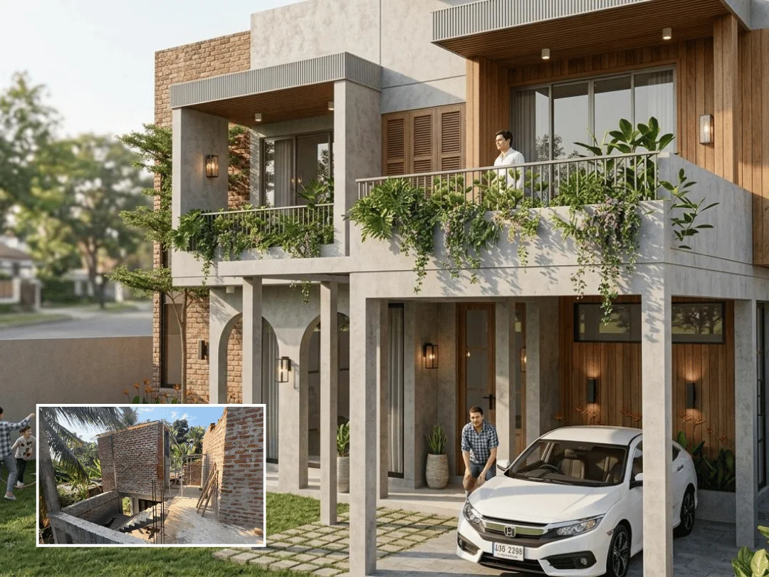 Mr Sadun – House Construction Civil Construction project in Pelawaththa